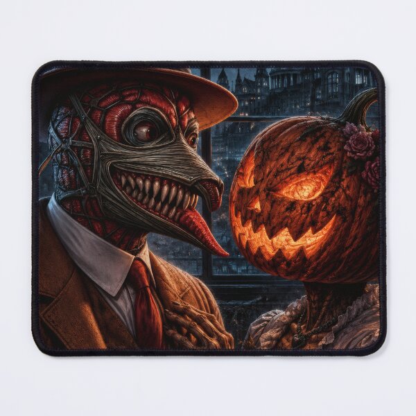 Item preview, Spooky Halloween Love – Dark Gothic Romance & Horror Pumpkin Art designed and sold by kdhill.