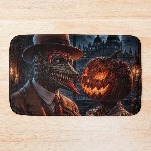 Item preview, Spooky Halloween Love – Dark Gothic Romance & Horror Pumpkin Art designed and sold by kdhill.