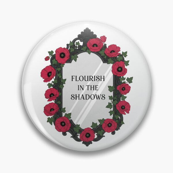 Artikelvorschau, Gothic Mirror Red Poppies - Flourish In The Shadows entworfen und verkauft von Dzblack.