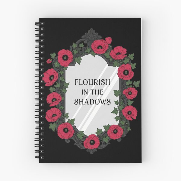 Item preview, Gothic Mirror Red Poppies - Flourish In The Shadows designed and sold by Dzblack.