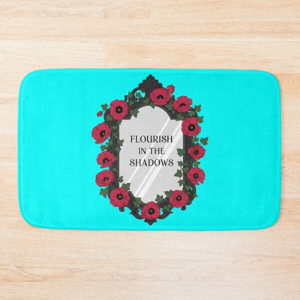 Item preview, Gothic Mirror Red Poppies - Flourish In The Shadows designed and sold by Dzblack.