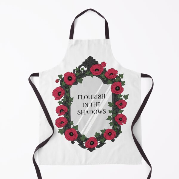 Item preview, Gothic Mirror Red Poppies - Flourish In The Shadows designed and sold by Dzblack.