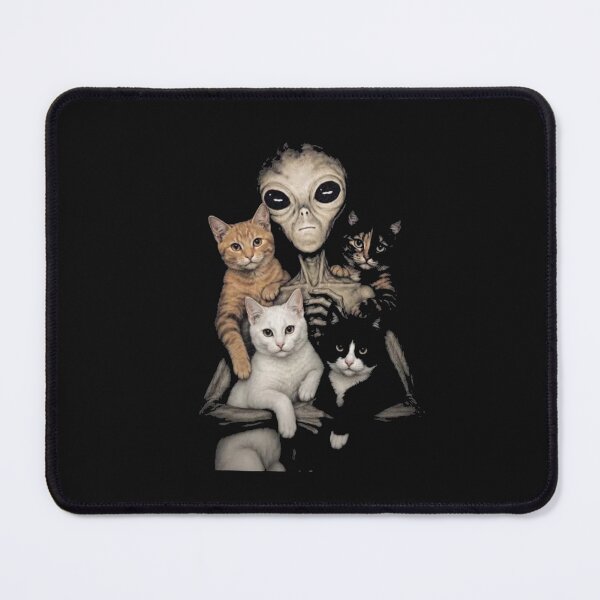 Item preview, Cute Alien with Cats – Funny UFO & Cat Lover Sci-Fi Design designed and sold by Gbriel3.