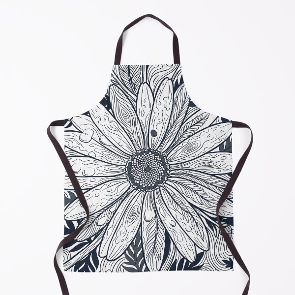 Item preview, Daisy Mandala Circle Line Art designed and sold by flowre2.