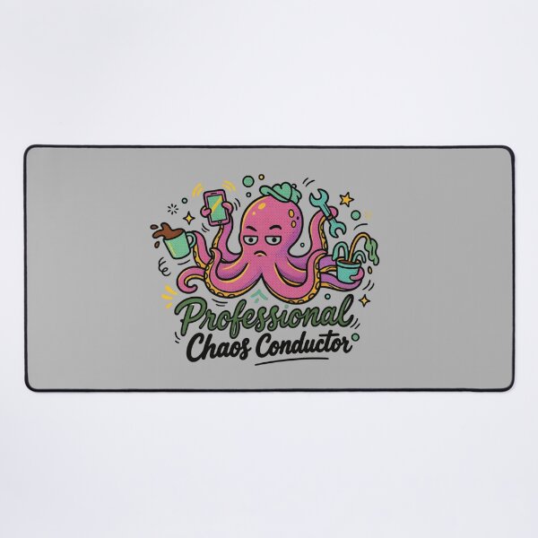 Item preview, Funny Professional Chaos Conductor Octopus designed and sold by MarCinu Art.