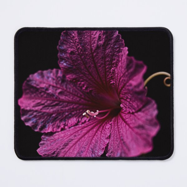 Item preview, Elegant Dark Botanical Textured Magenta Flower designed and sold by WitchyBotanicaArt.