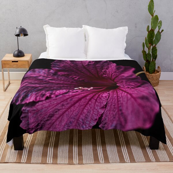 Item preview, Elegant Dark Botanical Textured Magenta Flower designed and sold by WitchyBotanicaArt.