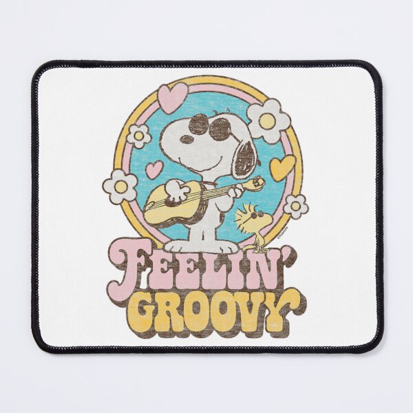 Item preview, Peanuts Feelin Groovy Retro Snoopy Guitar Vintage Art designed and sold by Macdonnellk.