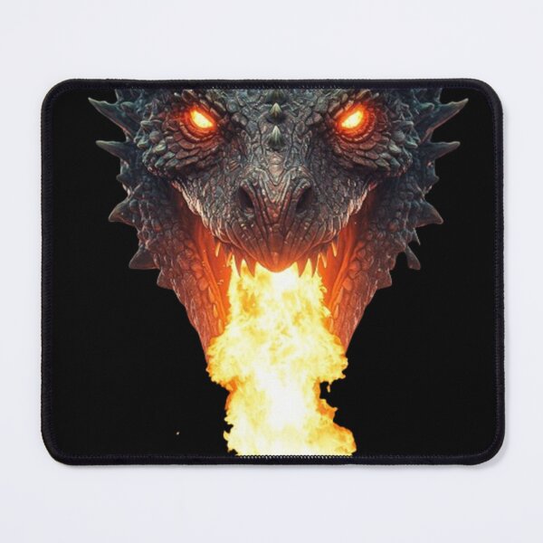 Item preview, Fire Breathing Dragon Head Art designed and sold by ProjectNoah.