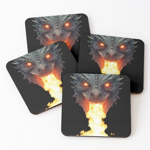 Item preview,  Fire Breathing Dragon Head Art designed and sold by ProjectNoah.