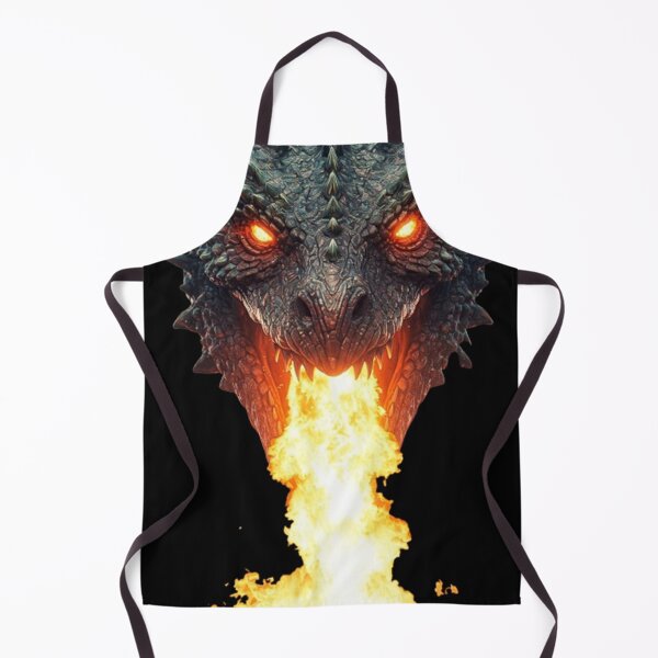 Item preview, Fire Breathing Dragon Head Art designed and sold by ProjectNoah.