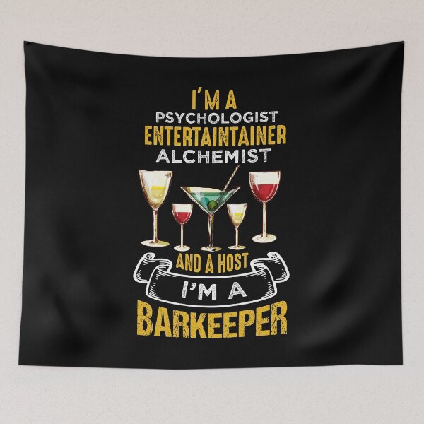 Item preview, Barkeeper Bartender Barmaid - Enterntainer Psychologist  designed and sold by ShadySchatten.