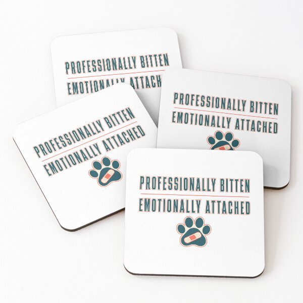 Item preview, Vet Tech Professionally Bitten Emotionally Attached designed and sold by eignvalue.