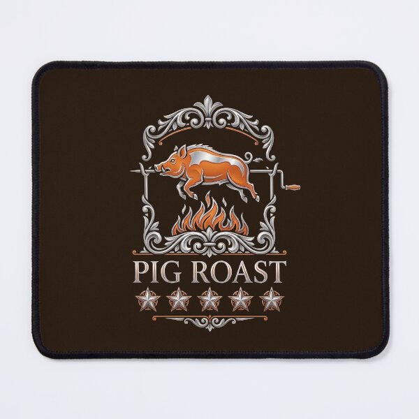 Item preview, Pig Roast Vintage BBQ Spit Roast Pitmaster Barbecue Emblem designed and sold by KiwiRider.