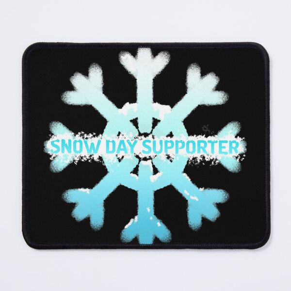 Item preview, Snow Day Supporter / Blue Gradient Snowflake no. 4 designed and sold by AgnieshkaSiwek.
