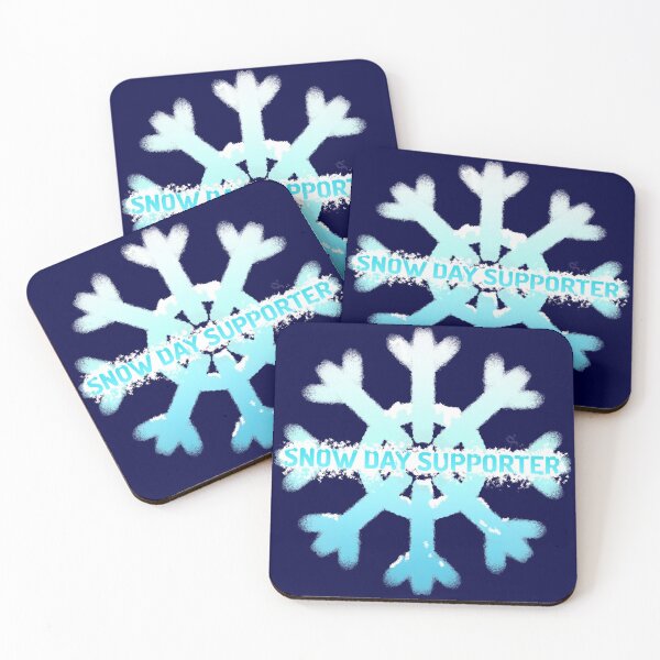 Item preview, Snow Day Supporter / Blue Gradient Snowflake no. 4 designed and sold by AgnieshkaSiwek.