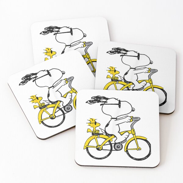Item preview, Peanuts - Snoopy Woodstock Riding Bike designed and sold by Macdonnellk.