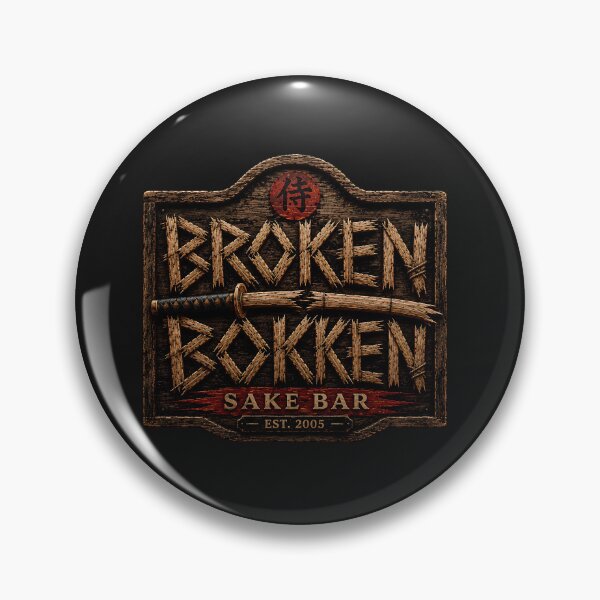 Item preview, Broken Bokken Sake Bar | Rustic Samurai Tavern Vintage Japanese Sign designed and sold by Clint Reno Designs.