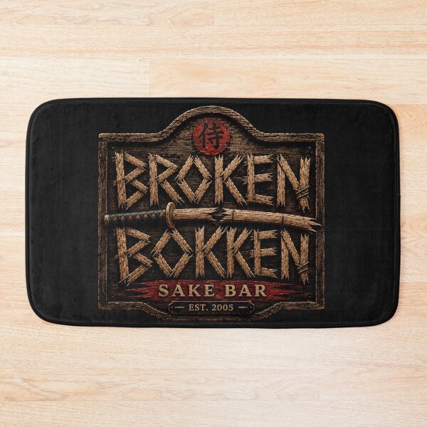 Item preview, Broken Bokken Sake Bar | Rustic Samurai Tavern Vintage Japanese Sign designed and sold by Clint Reno Designs.