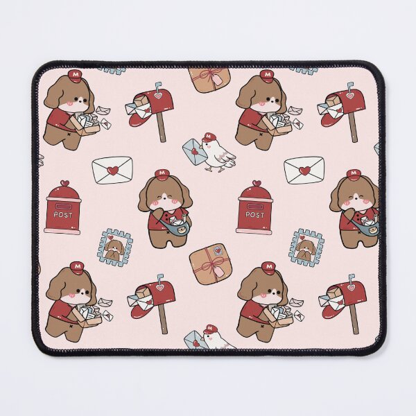 Item preview, Cute Postal Puppy Seamless Pattern designed and sold by Nattrika.