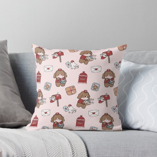 Item preview, Cute Postal Puppy Seamless Pattern designed and sold by Nattrika.