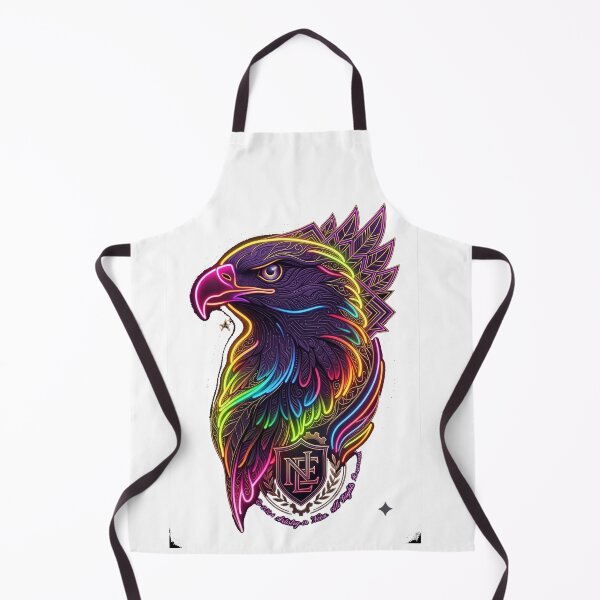 Item preview, Neon Eagle Sticker | Colorful Cyber Eagle Art | Glowing Bird Illustration | Futuristic Animal Vinyl Sticker | Synthwave Neon Decal designed and sold by MAStrends.