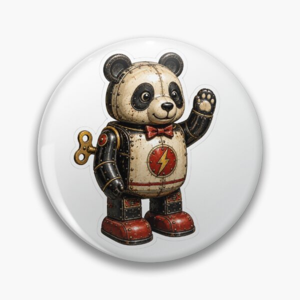 Item preview, Tin Robot Panda designed and sold by Snurly.