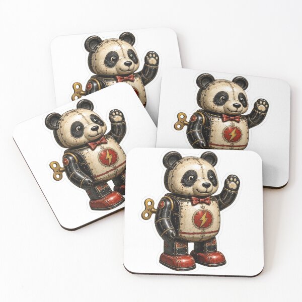 Item preview, Tin Robot Panda designed and sold by Snurly.