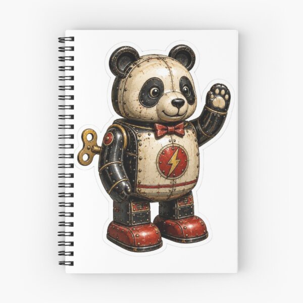 Item preview, Tin Robot Panda designed and sold by Snurly.