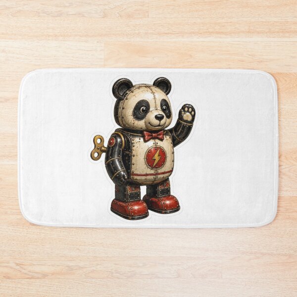 Item preview, Tin Robot Panda designed and sold by Snurly.