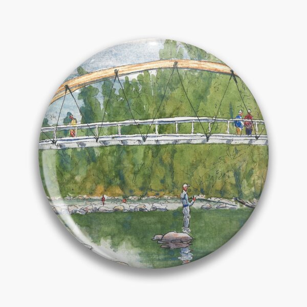 Item preview, Fly fishing in the Skykomish River designed and sold by Dave Baab watercolors.