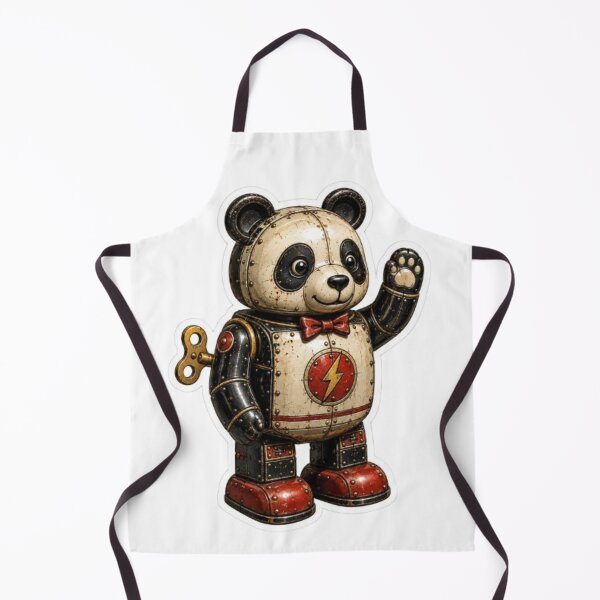 Item preview, Tin Robot Panda designed and sold by Snurly.
