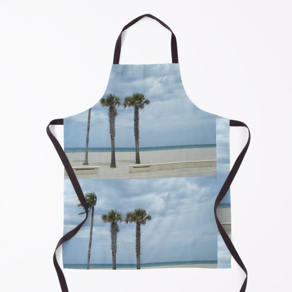 Item preview, Windy Beach Palm Trees Coastal Art Print designed and sold by KaleChub.