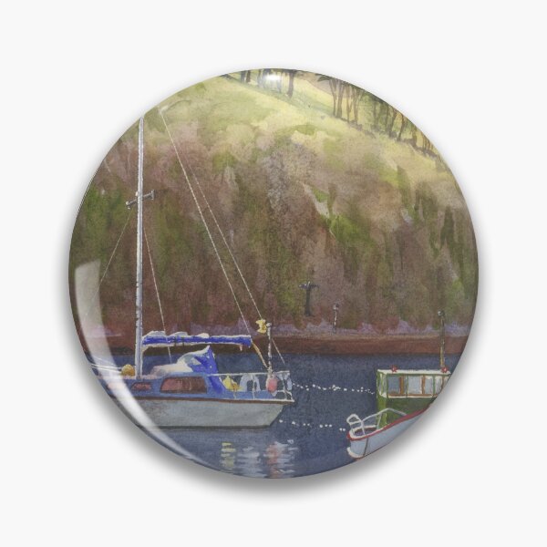 Item preview, Boats in Otago Harbour, New Zealand designed and sold by Dave Baab watercolors.