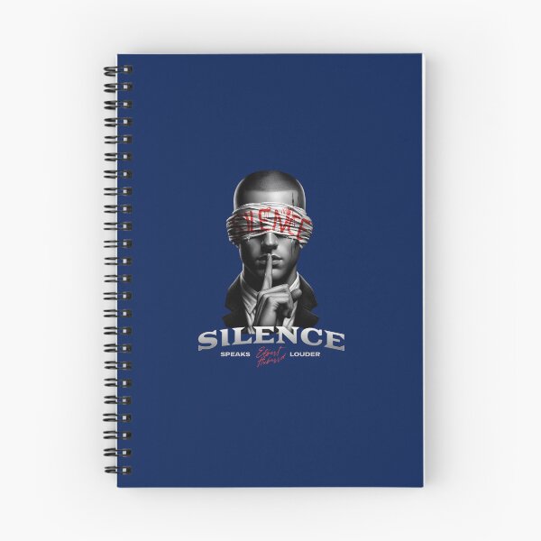 Item preview, Silence Speaks Louder - Dark Aesthetic Stoic Mindset Graphic designed and sold by Velouria Universe.