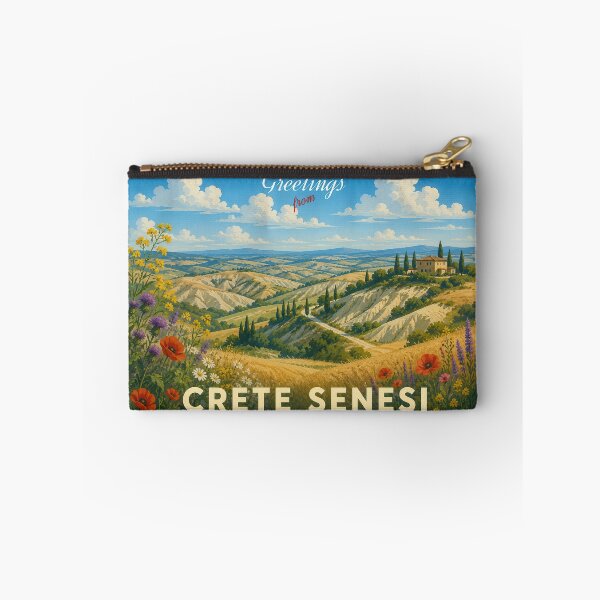Item preview, Crete Senesi Tuscany Vintage Travel Poster designed and sold by Earth Celebration Designs.
