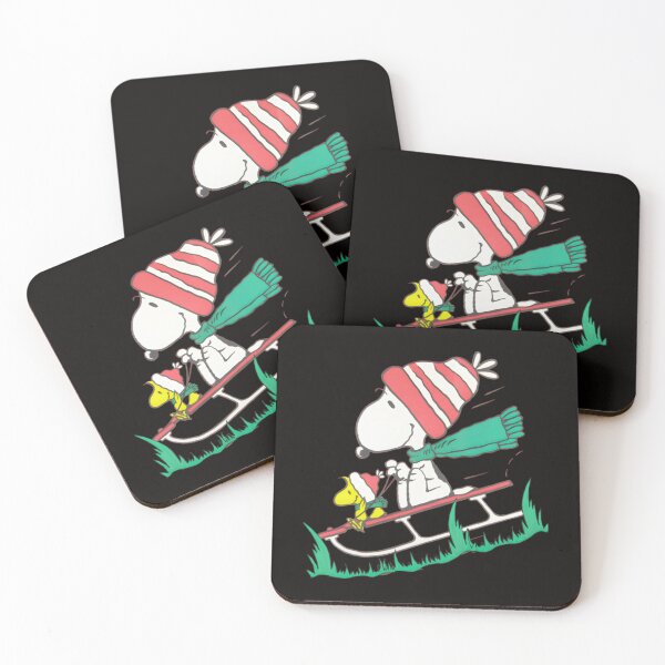 Item preview, Snoopy Woodstock Sledding Holiday Fun Limited Edition designed and sold by Macdonnellk.
