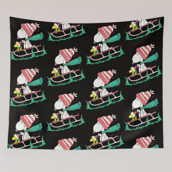 Item preview, Snoopy Woodstock Sledding Holiday Fun Limited Edition designed and sold by Macdonnellk.