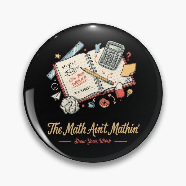 Item preview, The Math Ain't Mathin' Show Your Work designed and sold by Millsoft.