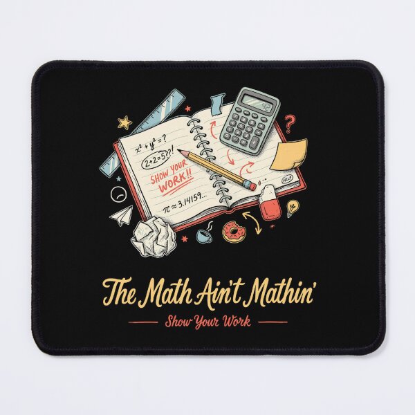 Item preview, The Math Ain't Mathin' Show Your Work designed and sold by Millsoft.