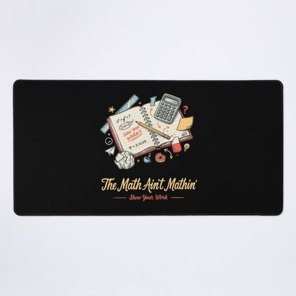 Item preview, The Math Ain't Mathin' Show Your Work designed and sold by Millsoft.