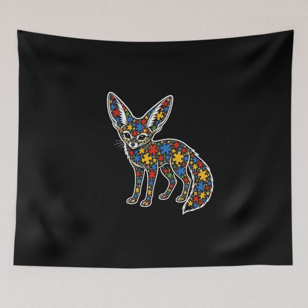 Item preview, Autism Awareness- Fennec Fox designed and sold by CaptainAutism12.