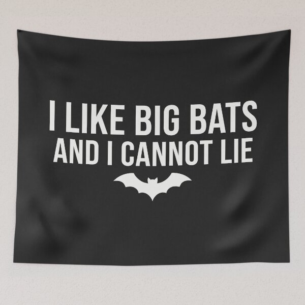 Item preview, I Like Big Bats And I Cannot Lie Halloween Bat Humor designed and sold by Amir Faysal.