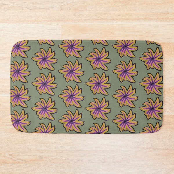 Item preview, Groovy 70s Starburst Floral - Matcha Blossom Edition designed and sold by energyoflove333.