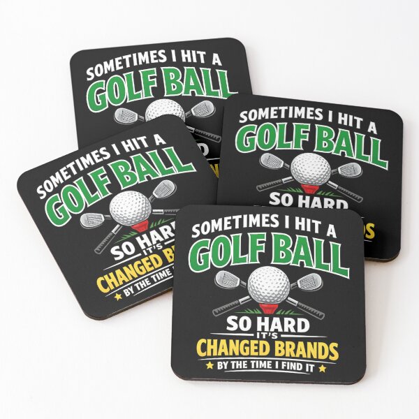Item preview, Funny Golf Ball Lost Golfer Hit Hard Changed Brands Joke designed and sold by Maljonic.