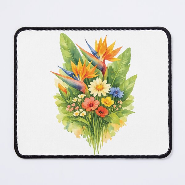 Item preview, Bird of Paradise – Vibrant Tropical Floral Botanical Art designed and sold by Amsafjol.