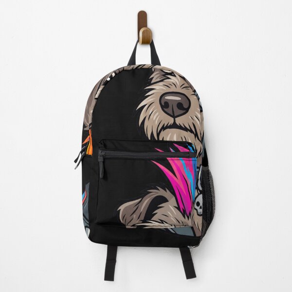 Item preview, Punk Dog With Mohawk and Spiked Collar Edgy Rocker Graphic designed and sold by khaled-bahaa.