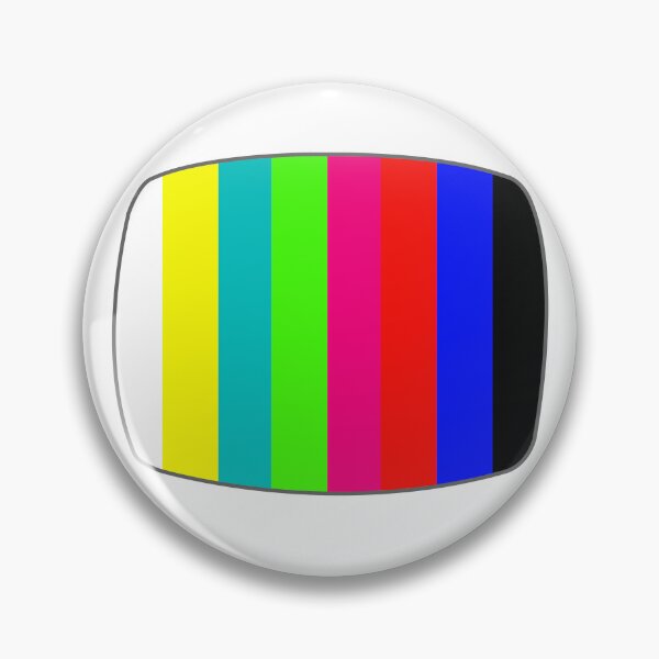 Item preview, Vintage CRT TV Color Bars designed and sold by E-W-D.