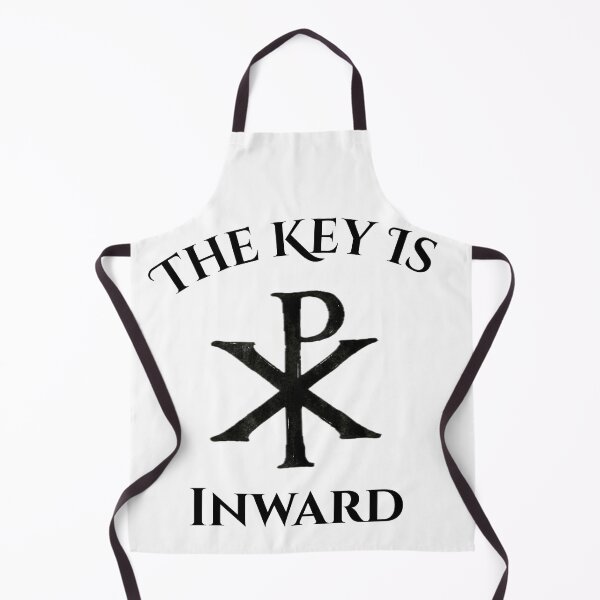 Item preview, The Key Is Inward Antique Chi-Rho Symbol designed and sold by HearthsideMedia.