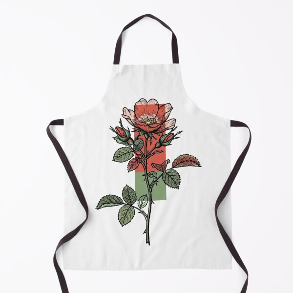 Item preview, Vintage Wild Rose - Retro Botanical Engraving designed and sold by Dzblack.